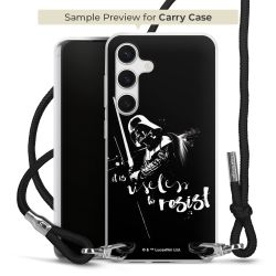 New Carry Case Transparent Stoff schwarz/silber