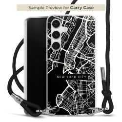 New Carry Case Transparent Stoff schwarz/silber