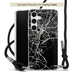 New Carry Case Transparent Stoff schwarz/silber