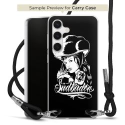 Carry Case Stoff schwarz/silber