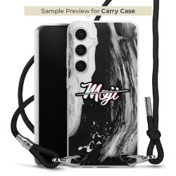 Carry Case Stoff schwarz/silber