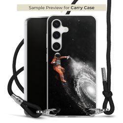 New Carry Case Transparent Stoff schwarz/silber