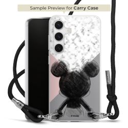 New Carry Case Transparent Stoff schwarz/silber