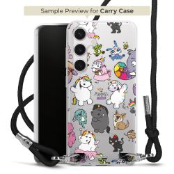 Carry Case Stoff schwarz/silber