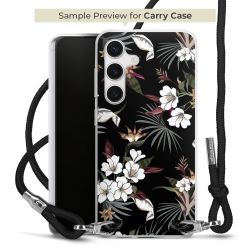 New Carry Case Transparent Stoff schwarz/silber