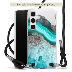 New Carry Case Transparent Stoff schwarz/silber