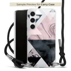 New Carry Case Transparent Stoff schwarz/silber
