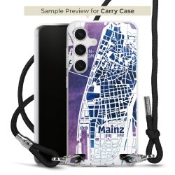 New Carry Case Transparent Stoff schwarz/silber