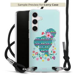 New Carry Case Transparent Stoff schwarz/silber