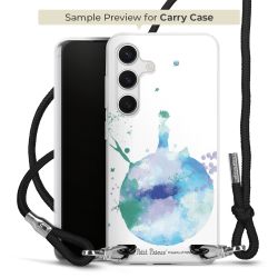 New Carry Case Transparent Stoff schwarz/silber