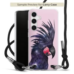 New Carry Case Transparent Stoff schwarz/silber