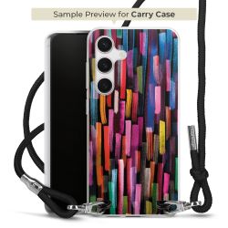 New Carry Case Transparent Stoff schwarz/silber