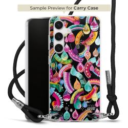 Carry Case Transparent Fabric black/silver