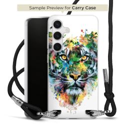 New Carry Case Transparent Stoff schwarz/silber