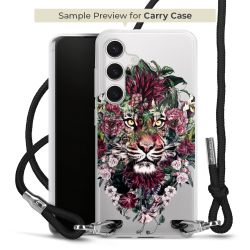 New Carry Case Transparent Stoff schwarz/silber