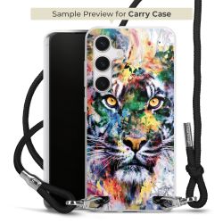 New Carry Case Transparent Stoff schwarz/silber