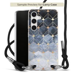 New Carry Case Transparent Stoff schwarz/silber