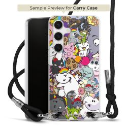 Carry Case Stoff schwarz/silber