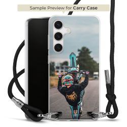 Carry Case Stoff schwarz/silber