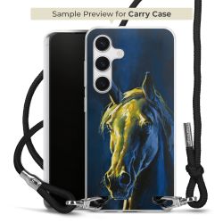 New Carry Case Transparent Stoff schwarz/silber