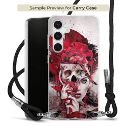 New Carry Case Transparent Stoff schwarz/silber