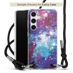 New Carry Case Transparent Stoff schwarz/silber