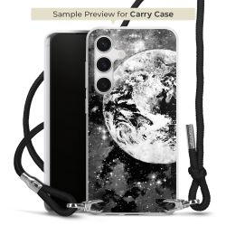 New Carry Case Transparent Stoff schwarz/silber