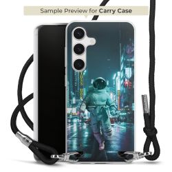 New Carry Case Transparent Stoff schwarz/silber