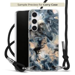 New Carry Case Transparent Stoff schwarz/silber