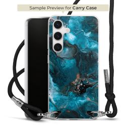 New Carry Case Transparent Stoff schwarz/silber