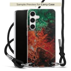 New Carry Case Transparent Stoff schwarz/silber