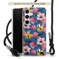 Carry Case Transparent Fabric black/silver