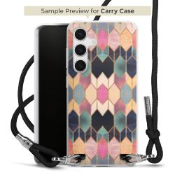 Carry Case Transparent Fabric black/silver