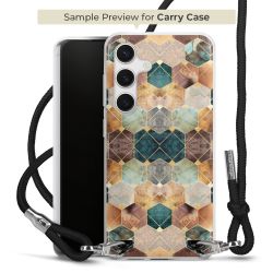 Carry Case Transparent Fabric black/silver