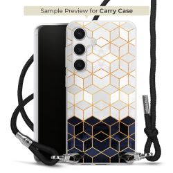 Carry Case Transparent Fabric black/silver