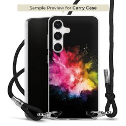 Carry Case Transparent Fabric black/silver