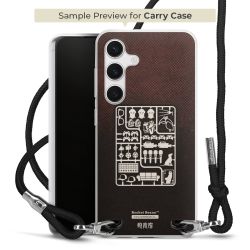 Carry Case Stoff schwarz/silber