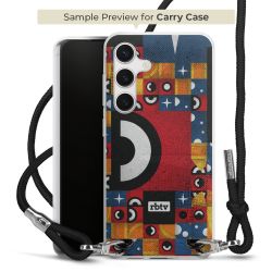 Carry Case Stoff schwarz/silber