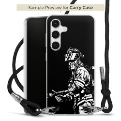 Carry Case Fabric black/silver