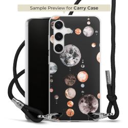 New Carry Case Transparent Stoff schwarz/silber