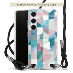 New Carry Case Transparent Stoff schwarz/silber