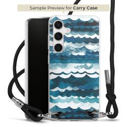 New Carry Case Transparent Stoff schwarz/silber