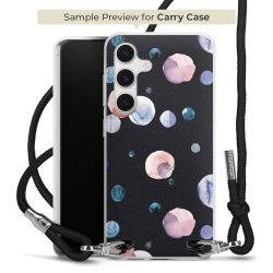 Carry Case Transparent Fabric black/silver