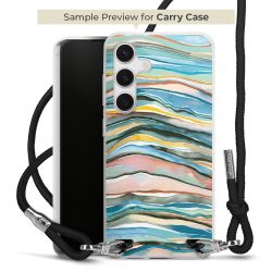 New Carry Case Transparent Stoff schwarz/silber