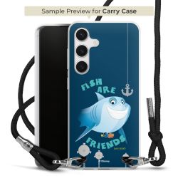 New Carry Case Transparent Stoff schwarz/silber