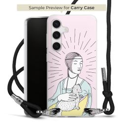 Carry Case Transparent Fabric black/silver