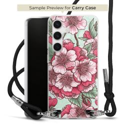 New Carry Case Transparent Stoff schwarz/silber