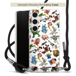 New Carry Case Transparent Stoff schwarz/silber