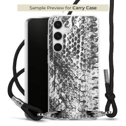 New Carry Case Transparent Stoff schwarz/silber