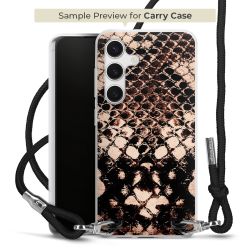 Carry Case Transparent Fabric black/silver